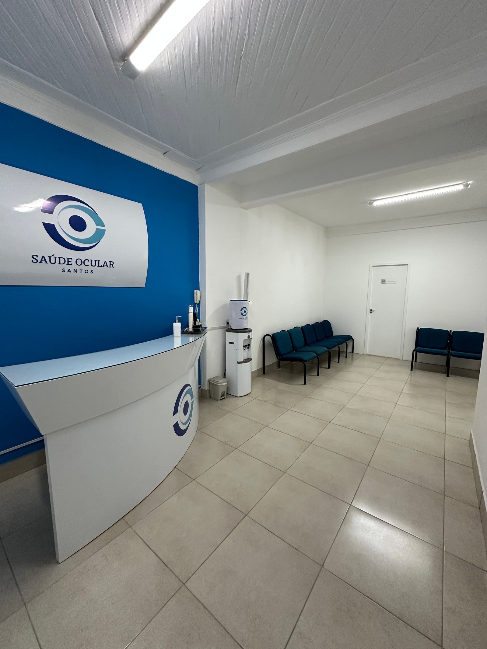 Recepção — Consultório Saúde Ocular
